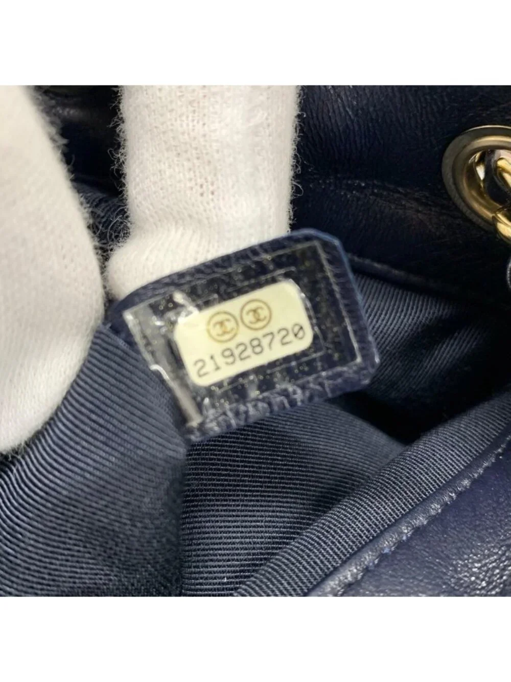 Chanel Lambskin Quilted CC Logo Turnlock Chain Backpack